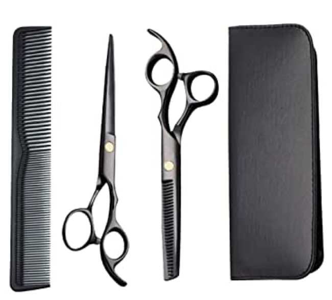 4pcs Hairdressing Set Professional Hairstyle Scissors Hair Thinning Scissors Haircut Tools