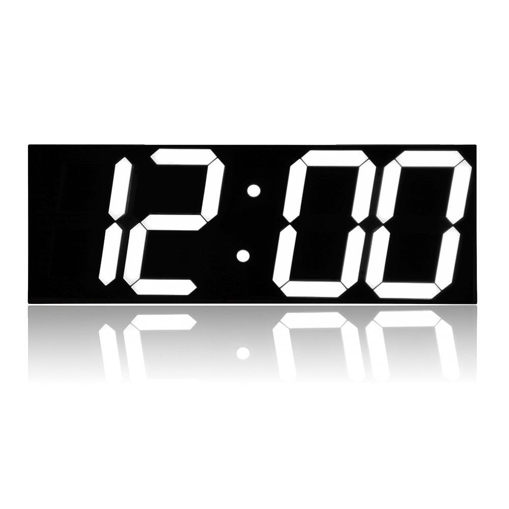 Remote Control LED Digital Wall Clock For School Home Decor Train Station