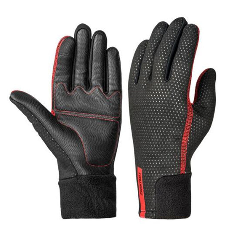 Cycling Gloves Winter Thermal Windproof Full Finger Anti-Slip Touch Screen Bike Bicycle