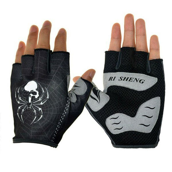 Mountain Motocross Cycling Glove Bike Bicycle Sports Antiskid Half Finger Gloves