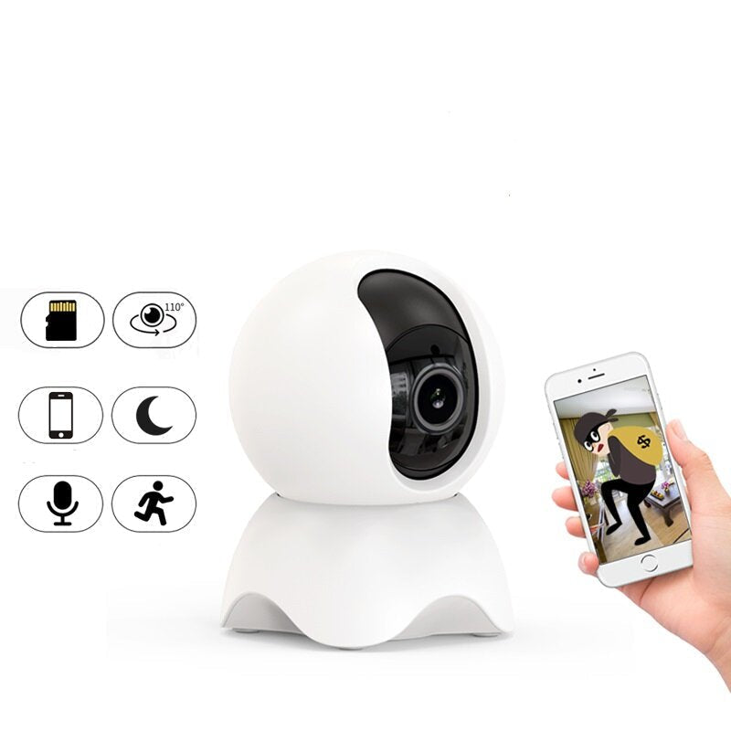 1080P WiFi Camera HD IP Camera Wifi Monitor Intercom AI Auto Tracking Rotation Night Vision Function Android IOS APP