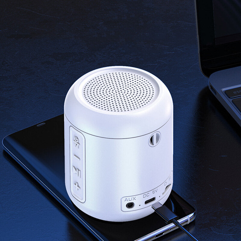 Portable Wireless Bluetooth 5.0 Speaker Subwoofer TWS Interconnection 3 Playback Modes 1400mAh Battery Life for Home Outdoor