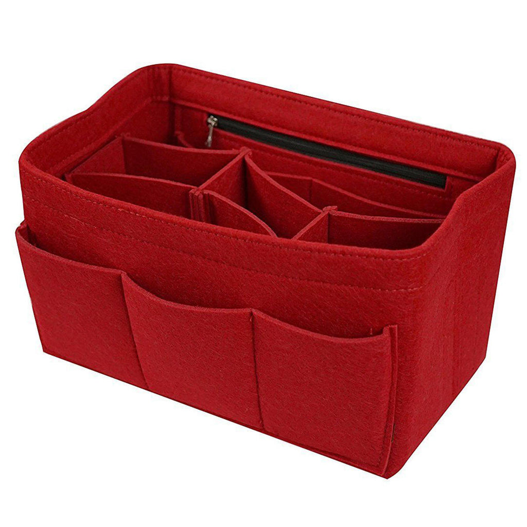 Felt Insert Bag Multi Pockets Cosmetics Organizer