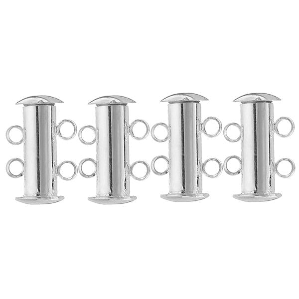 5pcs Magnetic Clasp Buckle Hooks With 2/3 Loops Metal Magnetic Buckle DIY Connectors