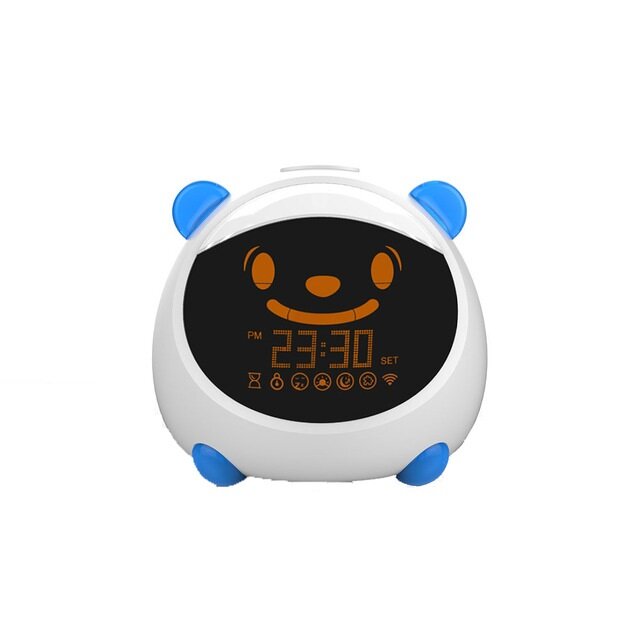 WiFi Smart Kids' Alarm Sleep Trainer Clock Light Sound Expression Smart Life Tuya App Voice Control with Alexa Google Home