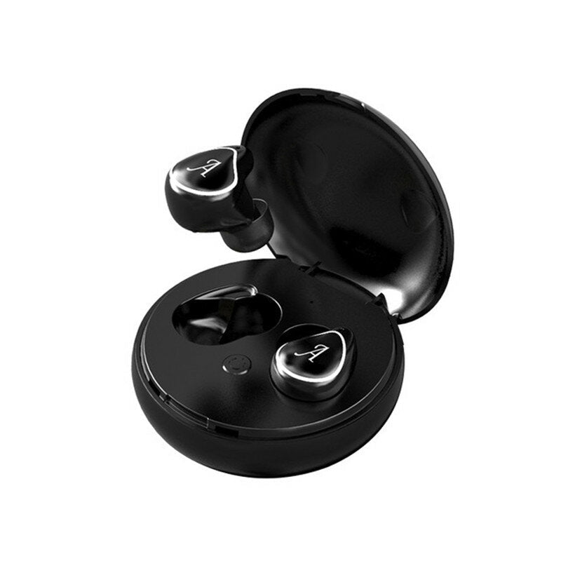 TWS Earphone Bluetooth Wireless Headphone Touch Control Binaural Earbuds with Charging Case