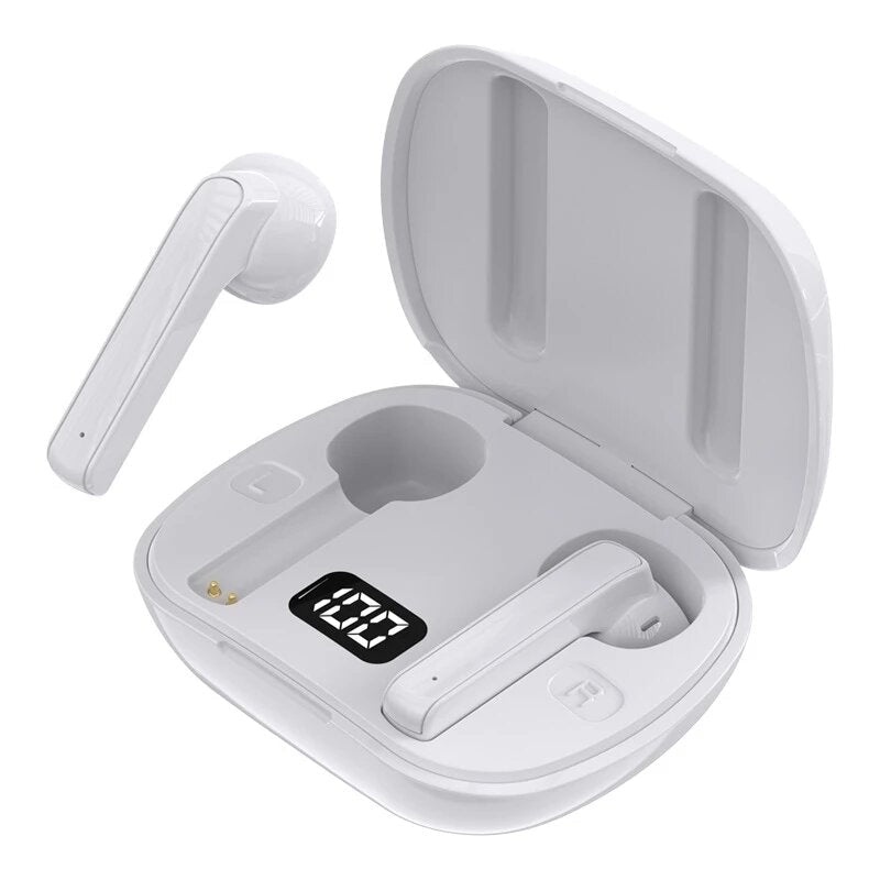 TWS Wireless Bluetooth Earphones V5.0 Stereo Digital Display Bluetooth Headphones Touch Control Noise Reduction Mini