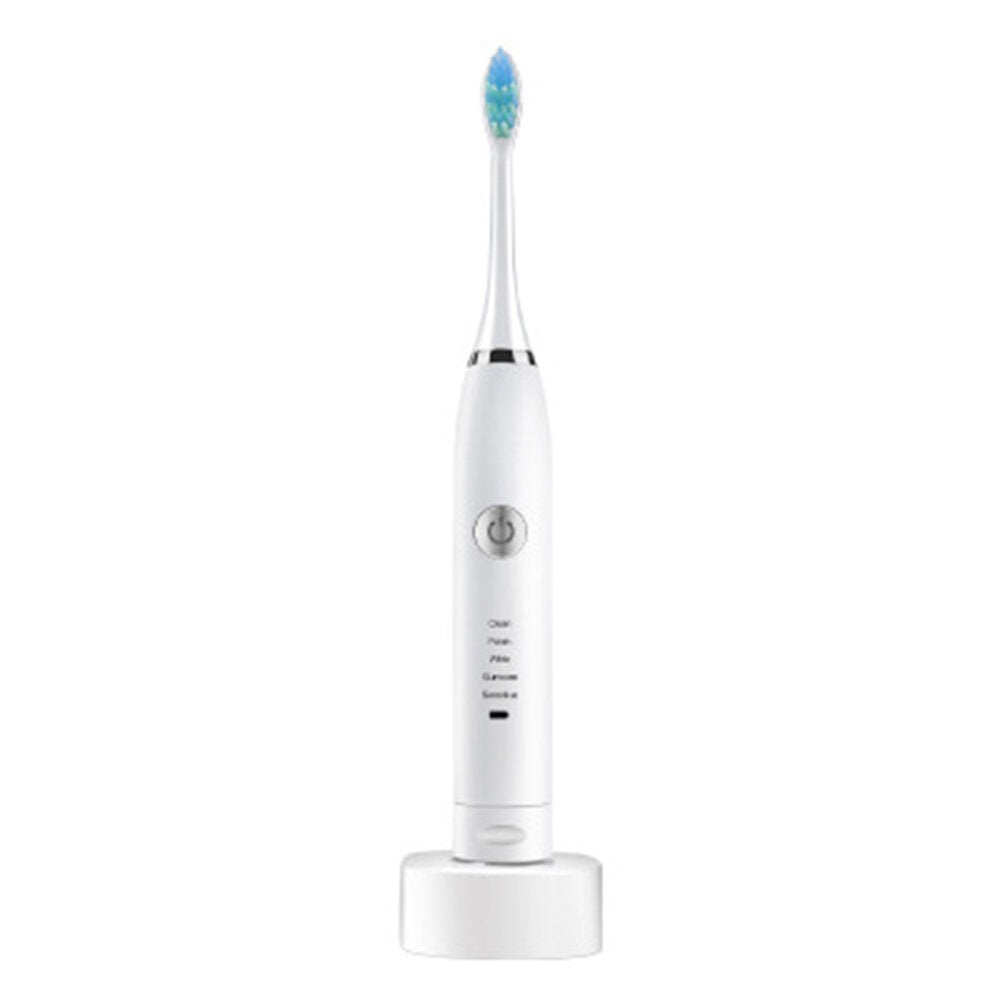 Electric Toothbrush Waterproof USB Rechargeable Tooth Brushes 5 Modes Adjustable Whitening Teeth Brush