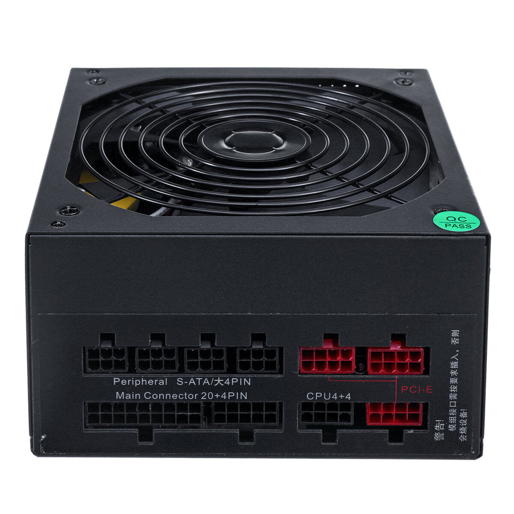 750W Full Module Power Supply 110-230V 14cm Fan 24 Pin PCI SATA 12V EU Plug Computer Power Supply