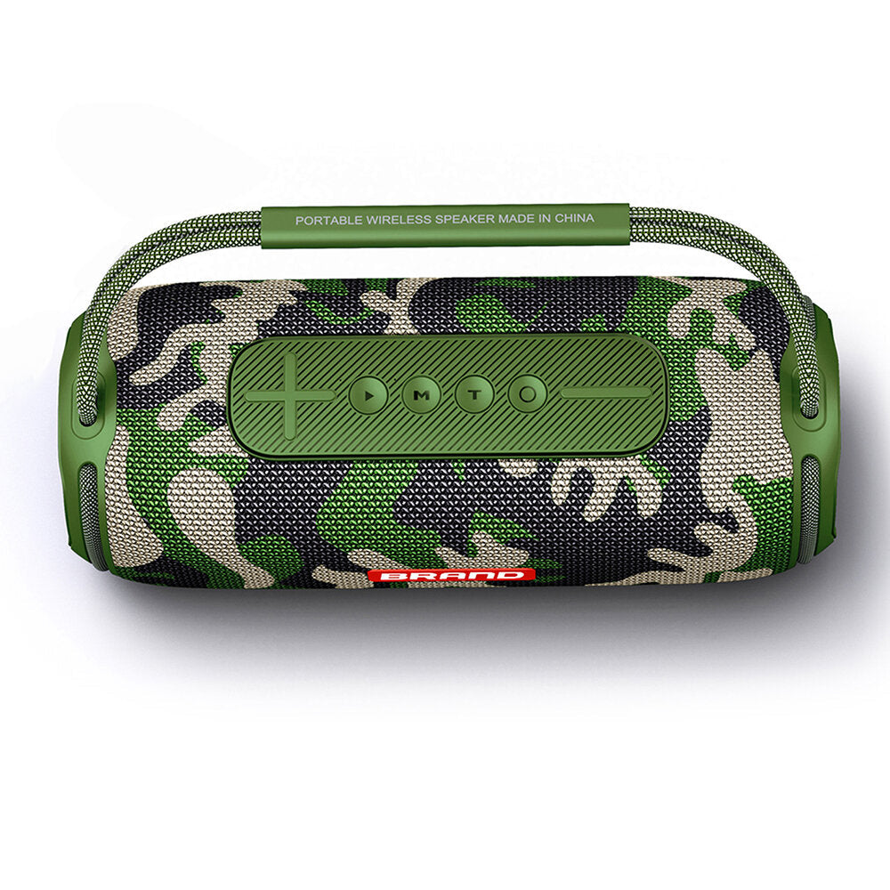 Bluetooth Speaker Wireless Speakers Double Units Bass TF Card IPX6 Waterproof Subwoofer Outdoor Portable Speaker with Mic