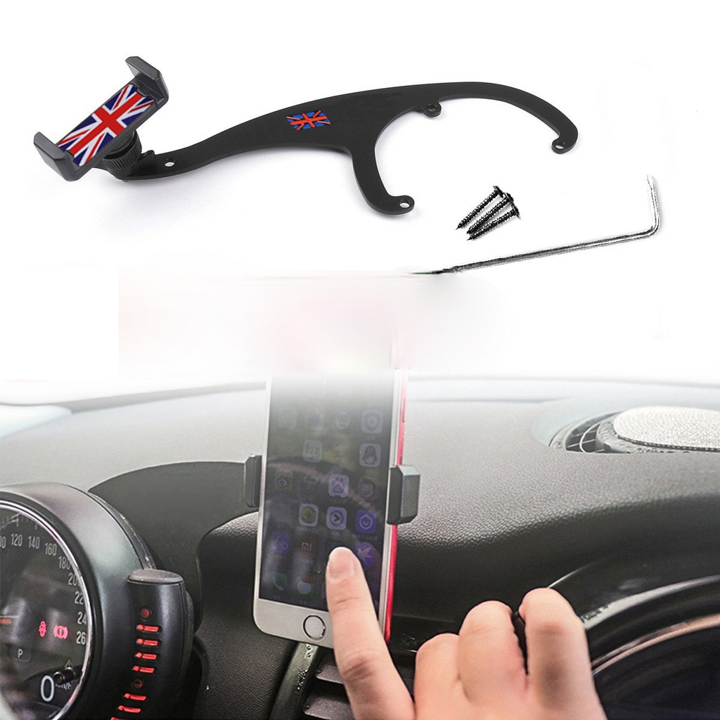 360° Rotation Car Phone Mount Cradle Holder Stand for Mini Cooper