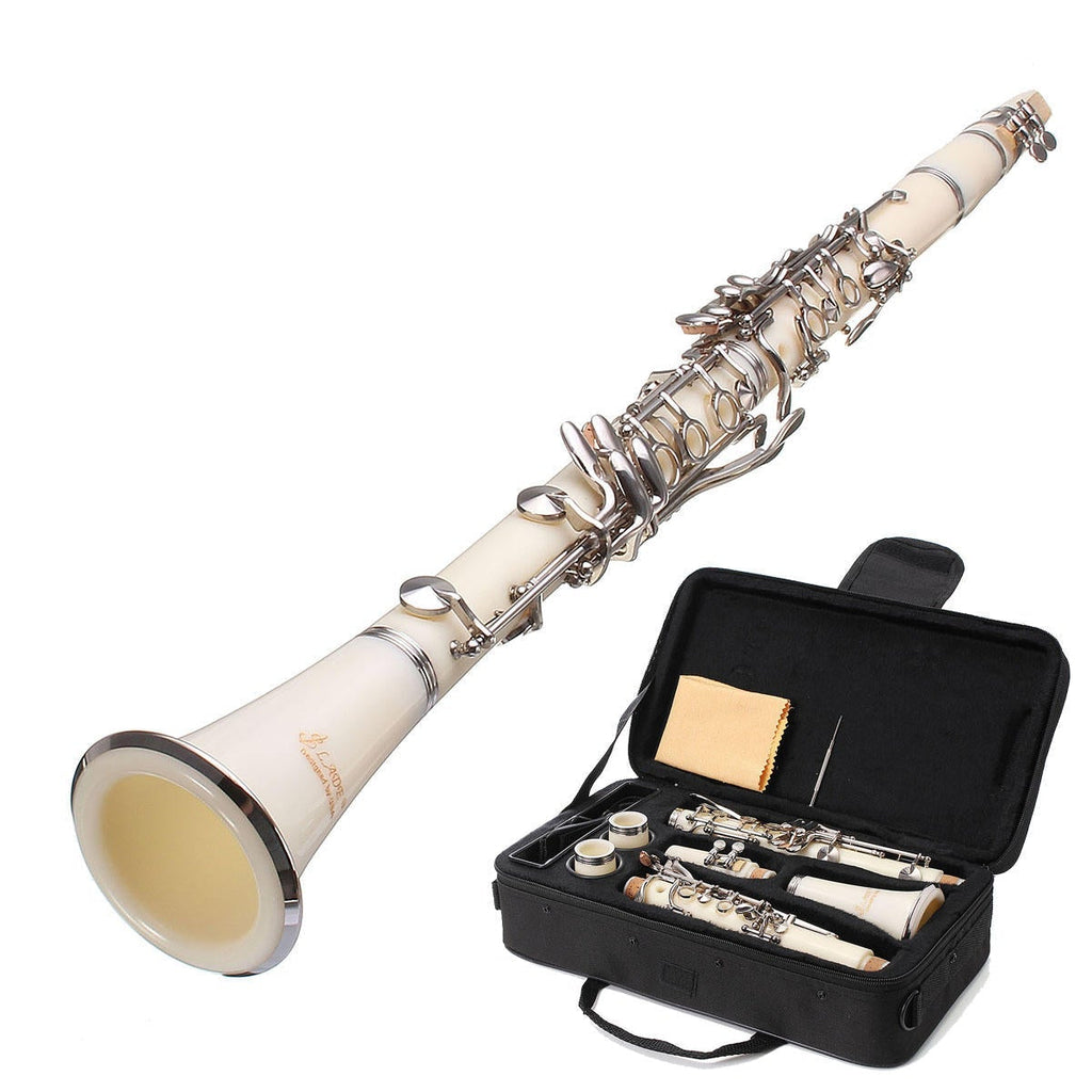 17 keys Drop B Multiple Colour Clarinet with Portable Case/Cleaning Cloth