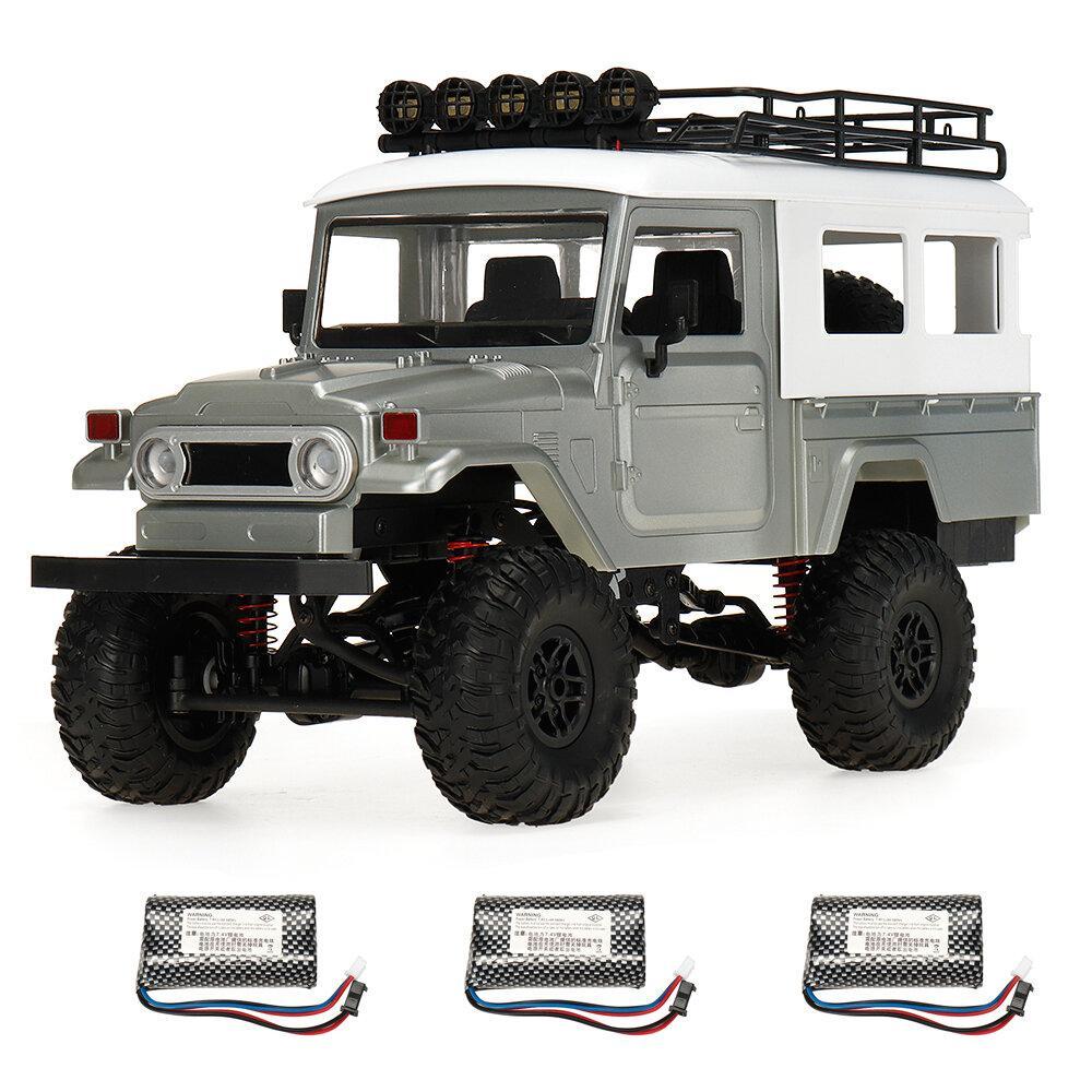 2.4G 1/12 Crawler RC Car Vehicle Models RTR Toys Three Battery