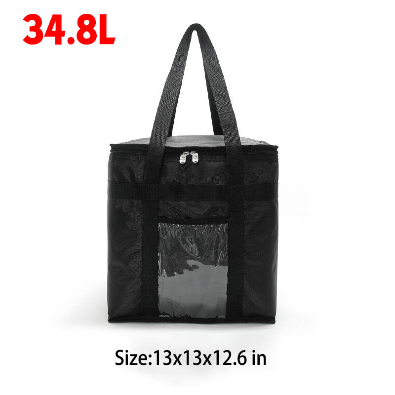 29.2/34.8/58.3/51.4/74.6L Food Delivery Bag Thermal Insulated Takeaway Bag Camping Picnic Bag