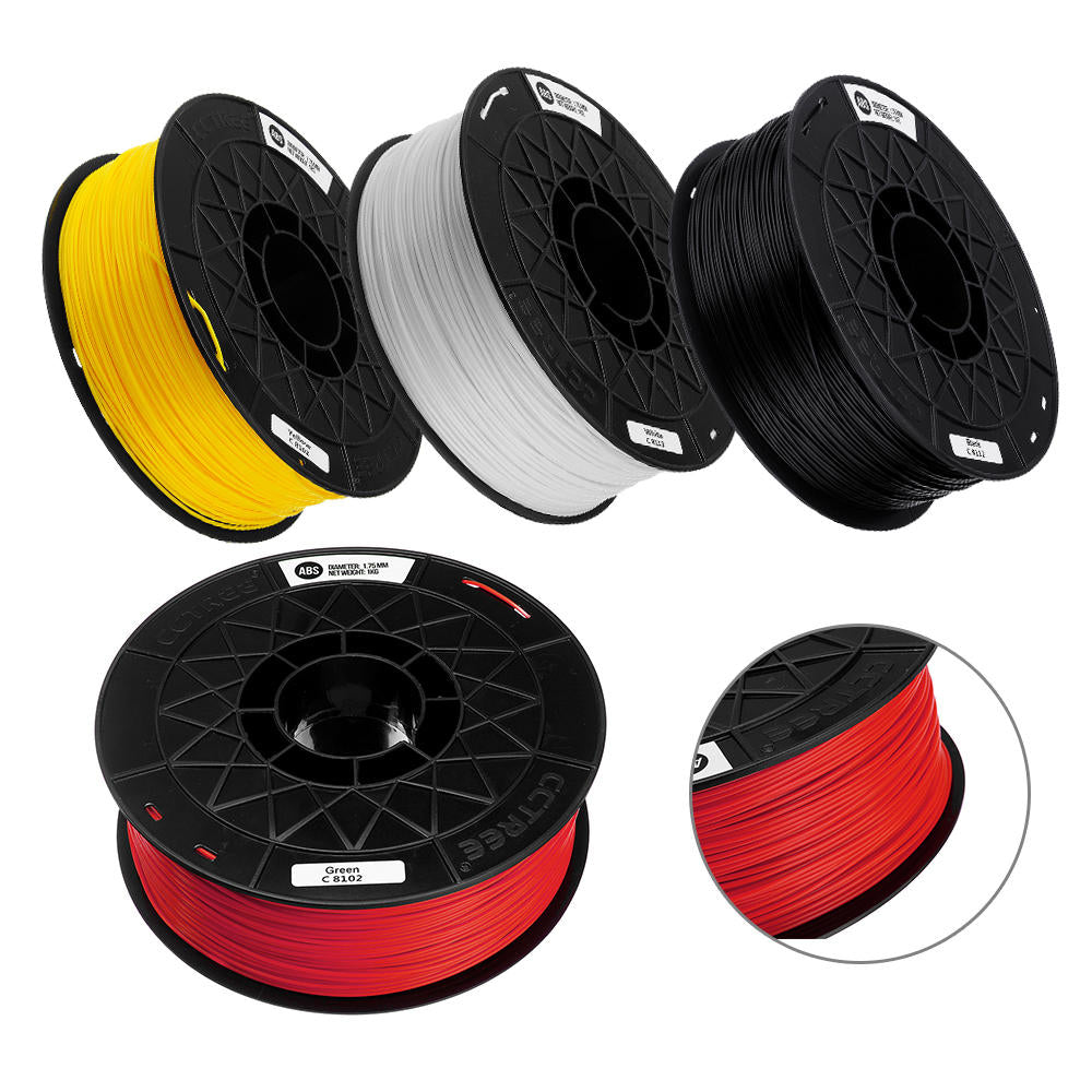 1KG/Roll 1.75mm Many Colors ABS Filament for Crealilty/TEVO/Anet 3D Printer