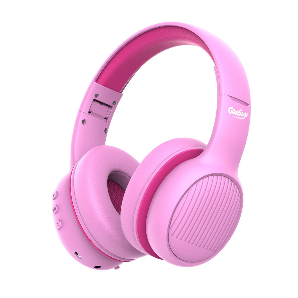 Bluetooth 5.0 Kids Headphones Stereo Sound 85/94dB Volume Limited Foldable Headsets with Microphone