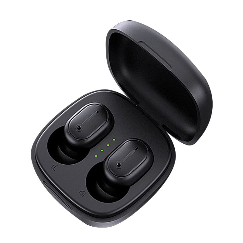 Bluetooth Headset Binaural With Charging Compartment Business Sports TWS 5.0 Hi-Fi Sound HD Surround Stereo Earphones