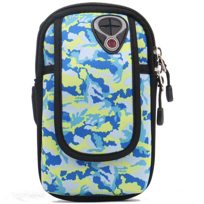 Outdoor Sports Jogging Arm Bag Phone Package Mobile Phone Arm Pouch Camouflage Printing