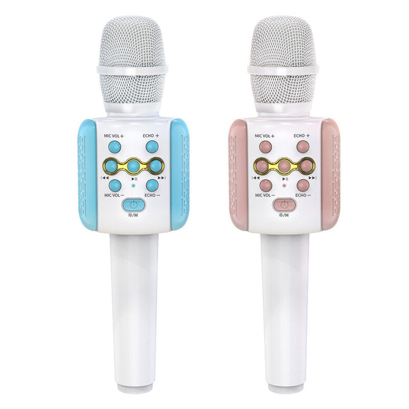 Wireless Bluetooth Condenser Microphone for Karaoke Mobile Phone PC Speaker Audio Player