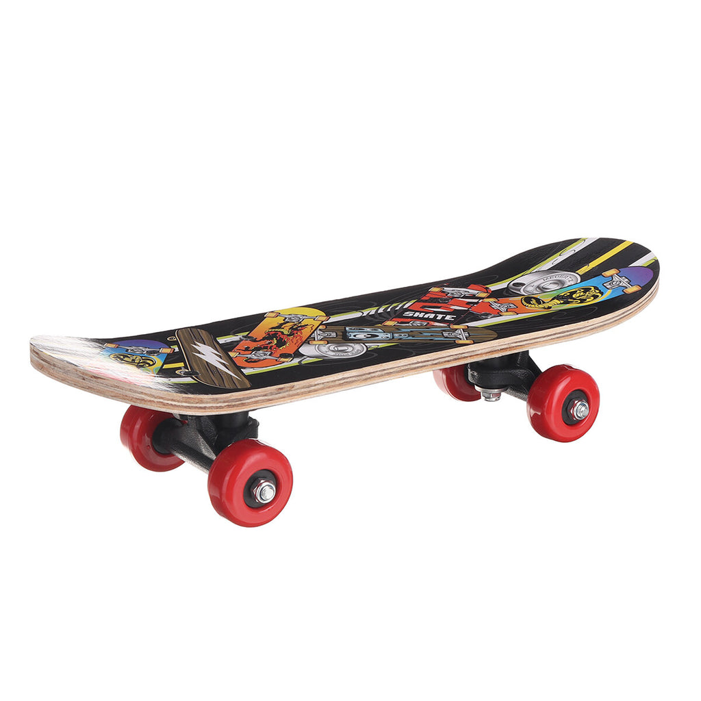 17inch 7-layer Children Skateboard Chinese Maple Decoration Boards Light Wooden Double Rocker Skatebooards