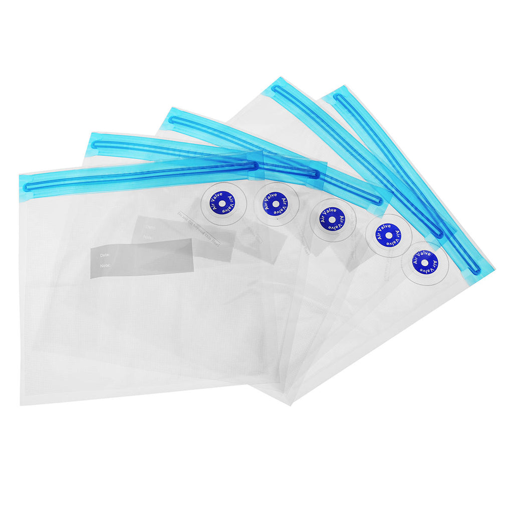 5pcs Kitchen Household Vacuum Sealer Bag Vacuum Bag Kitchen Vacumm Sealer Accesssories