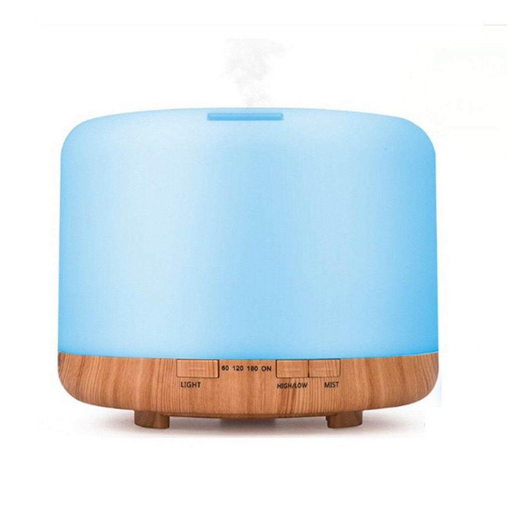 Large Mist Spray 500ML Ultrasonic Aroma Diffuser Household Humidifier Colorful Night Light Household Air Purifying Humidifier