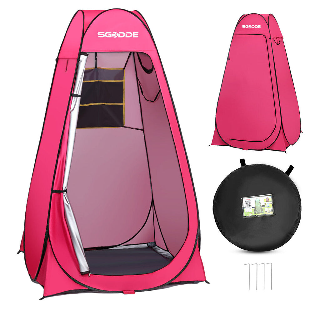 Privacy Shower Tent Single Camping Tent Toilet Changing Room Rain Shelter Hiking Beach