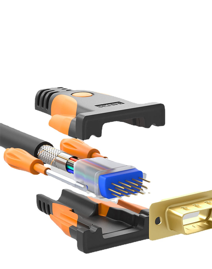 1080P VGA 3+9 Male to Male Cable Gold-plated Connector VGA Video for Computer Projector Monitor Screen