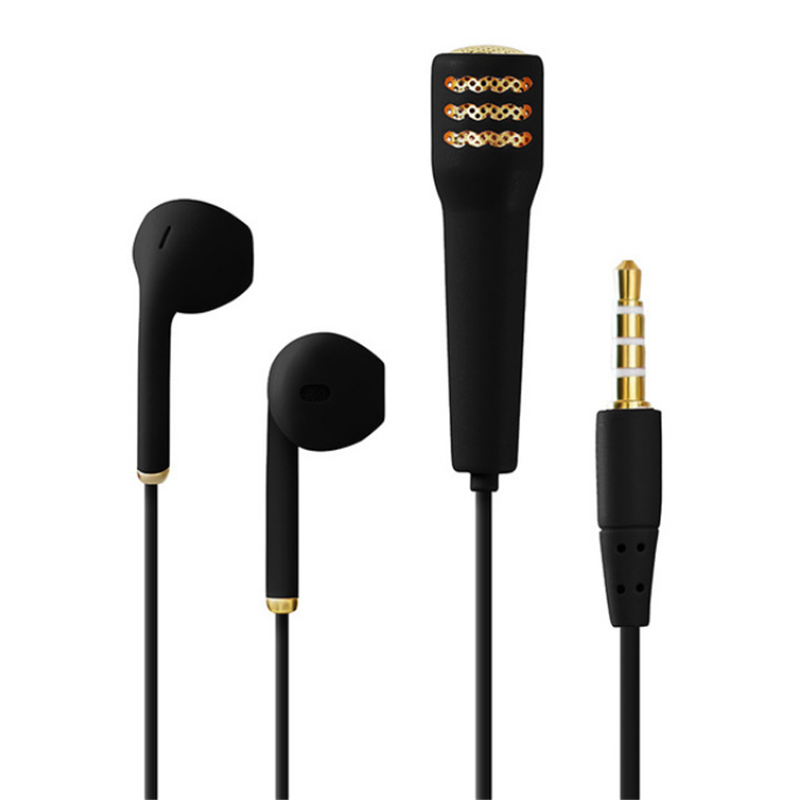 Singing Earphone Microphone Practice Singing Artifact Live Broadcast Shocking Sound Wired Earpiece Earbud 1.2m Length 3.5mm Plug