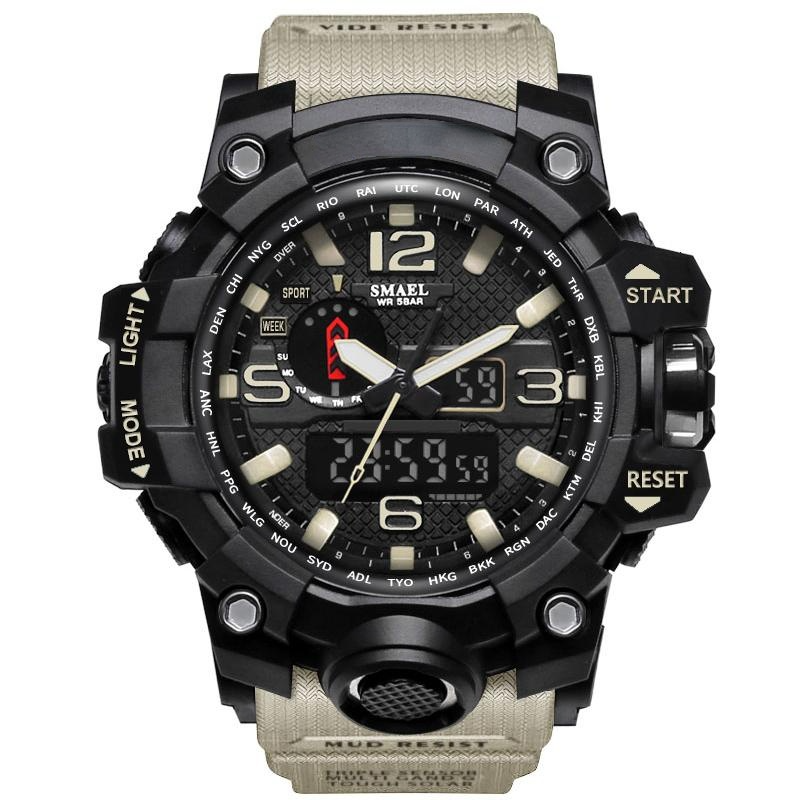 Waterproof Sport Dual Display Watch