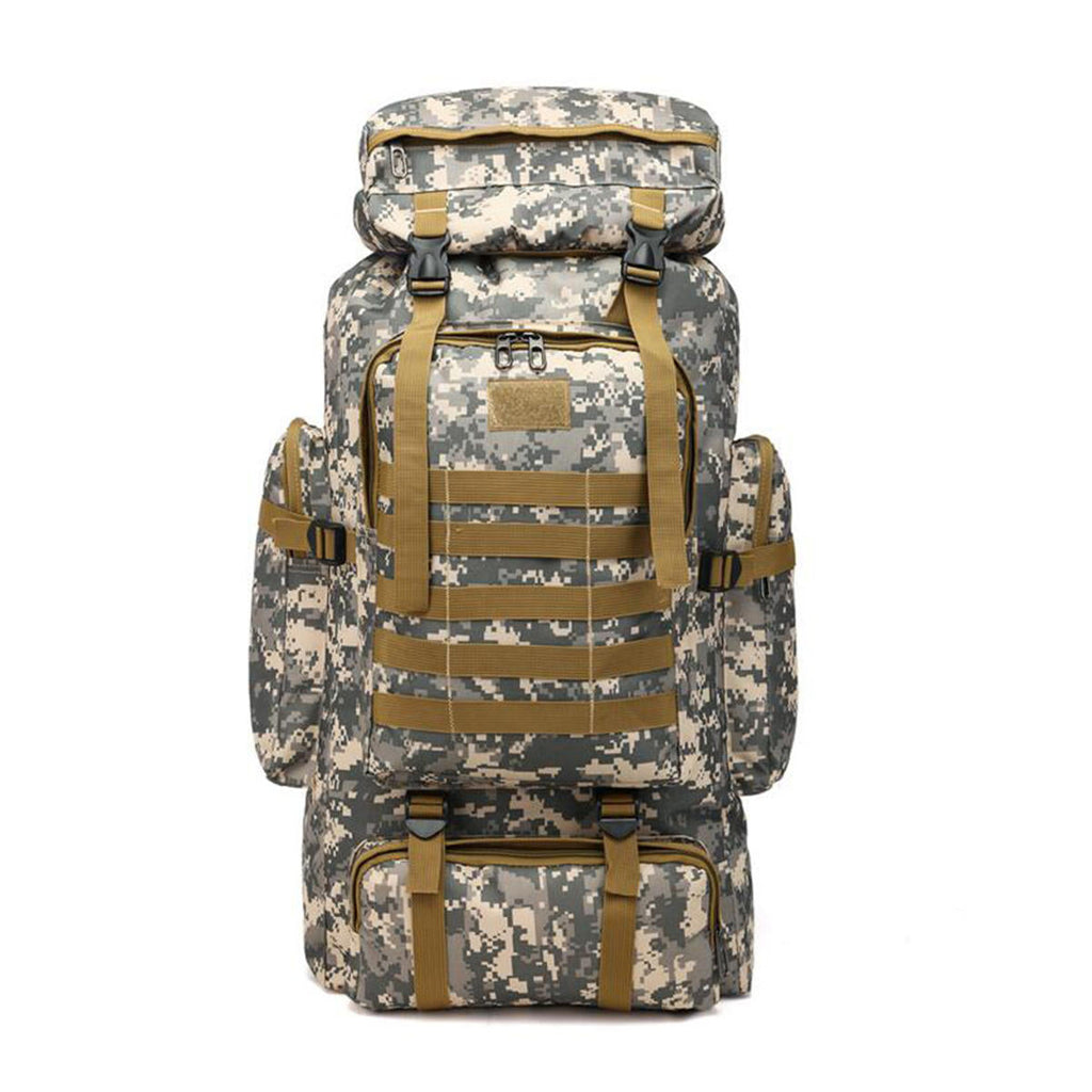 80L Tactical Bag Outdoor Traveling Camping Hiking Military Rucksacks Backpack Camouflage Bag