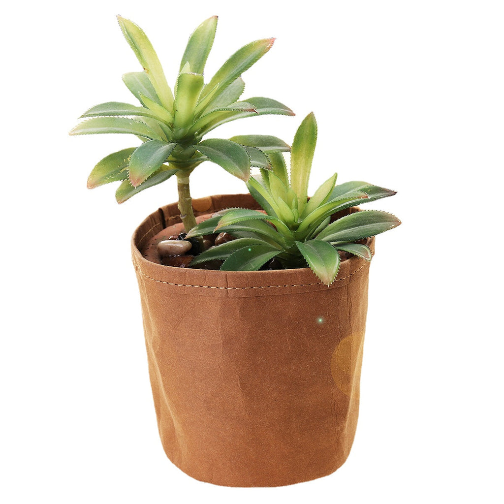 Garden Decoration 9x12cm Paper Bag Plant Flower Pots Washable Reuse Kraft Multifunction Home Storage