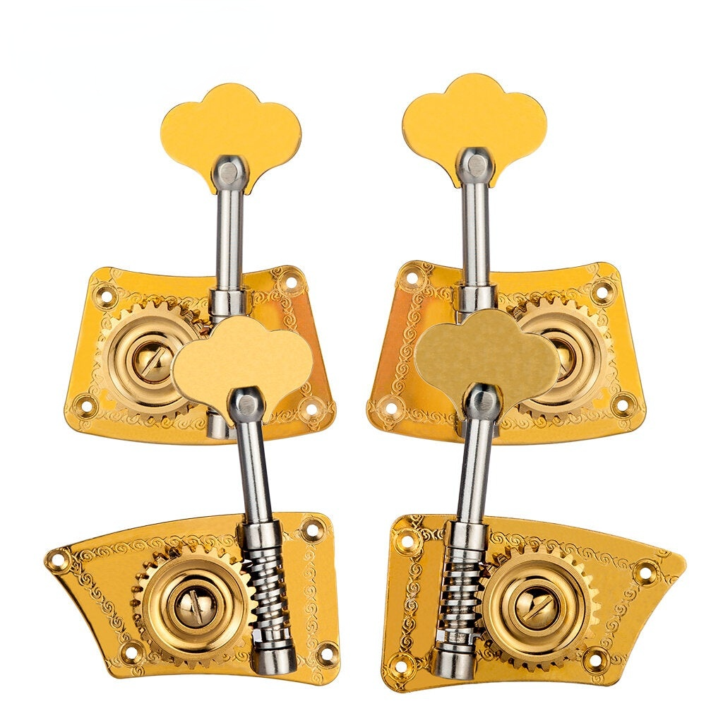 Upright Bass Single Tuner Machine Pegs Brass Material 4/4 3/4 Double Tuning SET