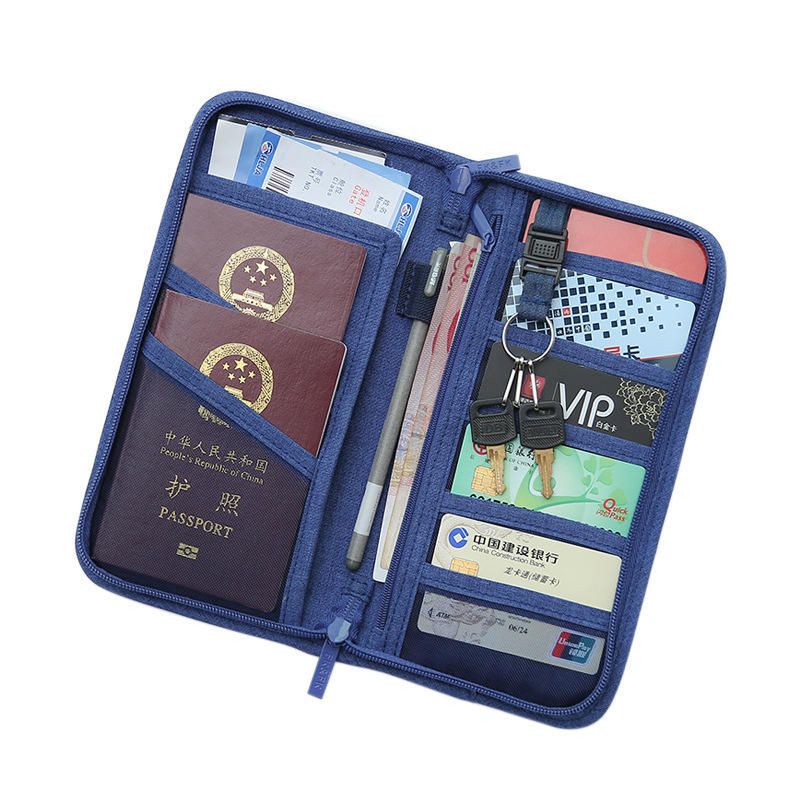 Passport ID Credit Card Holder Package Bill Note Organizer Wallet Storage Bag