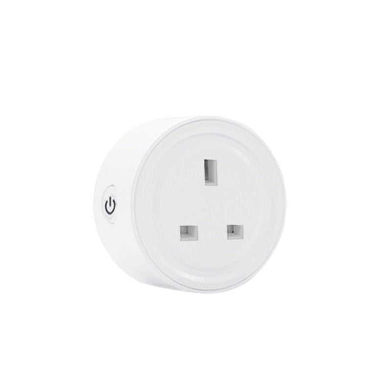 UK Plug Smart Socket Mini Switch Voice Control Plug Works with Alexa Google Home