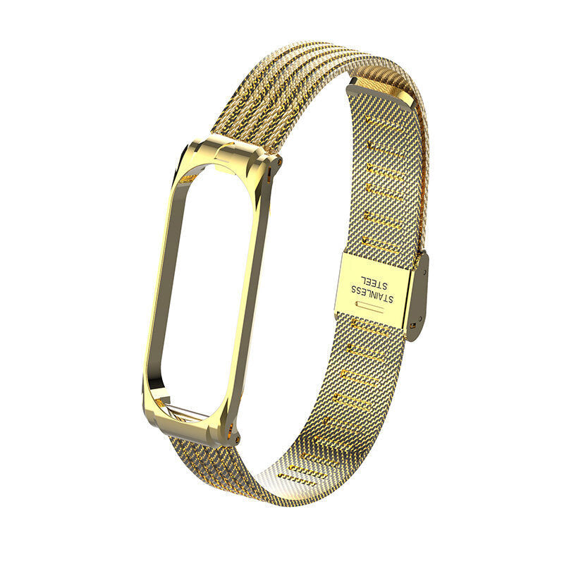 Metal Wave Style Watch Strap Replacement Watch Band for Smart Watch Non-original