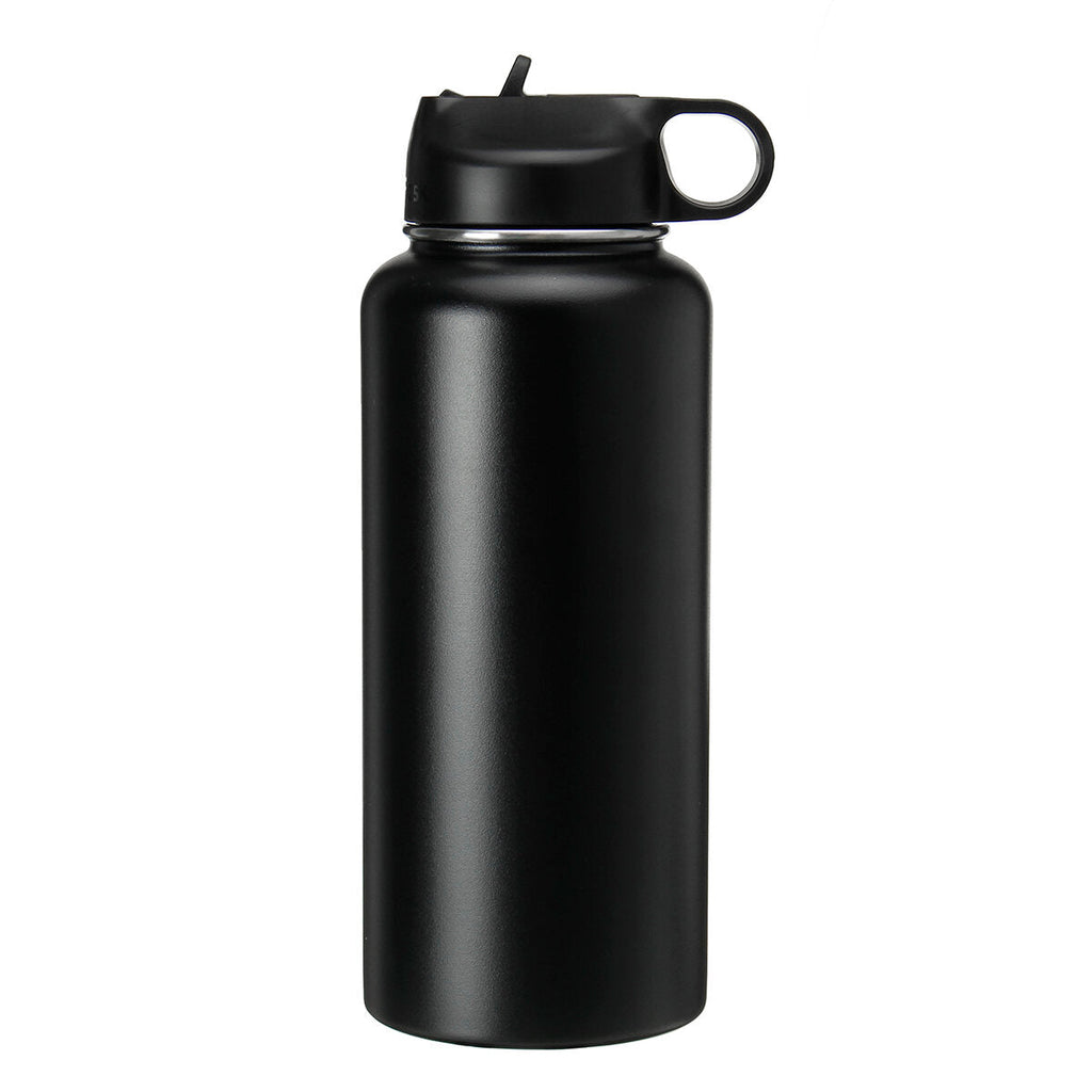 Women 946ML Portable Stainless Steel Thermos Vacuum Cup Outdoor Camping Traveling Water Bottle 32 Ounce Men Sports Water Cup