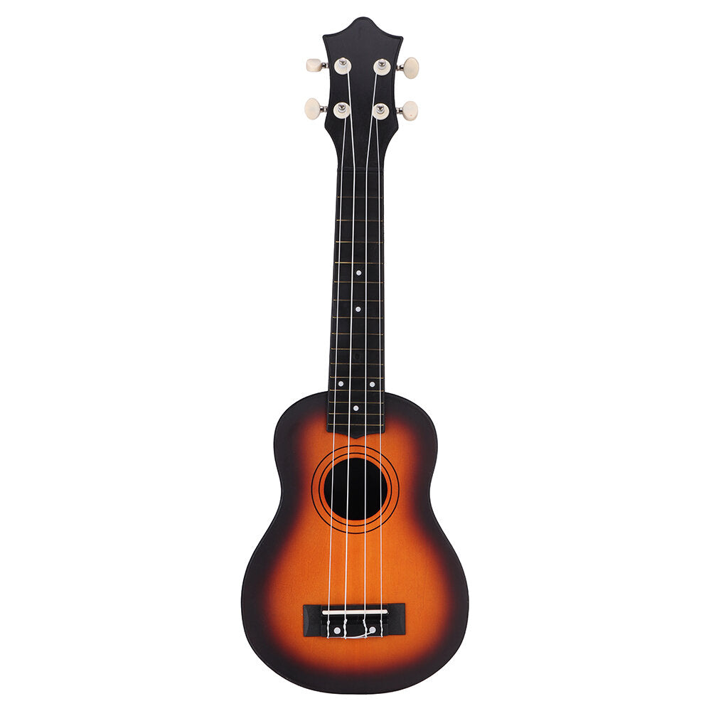 21 Inch Ukulele Kit Basswood Nylon 4 Strings Guitarra Acoustic Bass Guitar Musical Stringed Instrument for Beginners