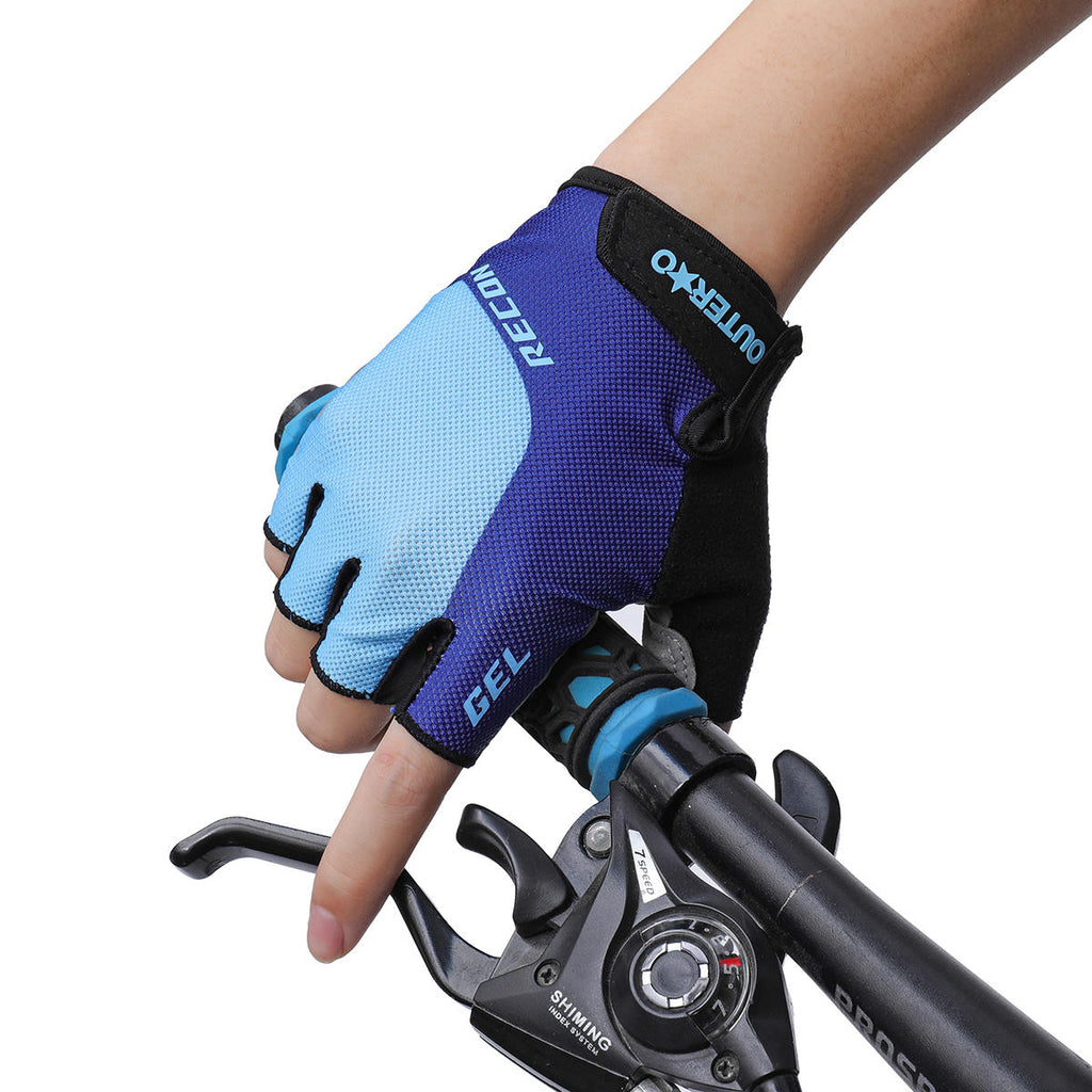 Cycling Gloves Half Finger Breathable Shockproof Gel Bike MTB Gloves For Men Women