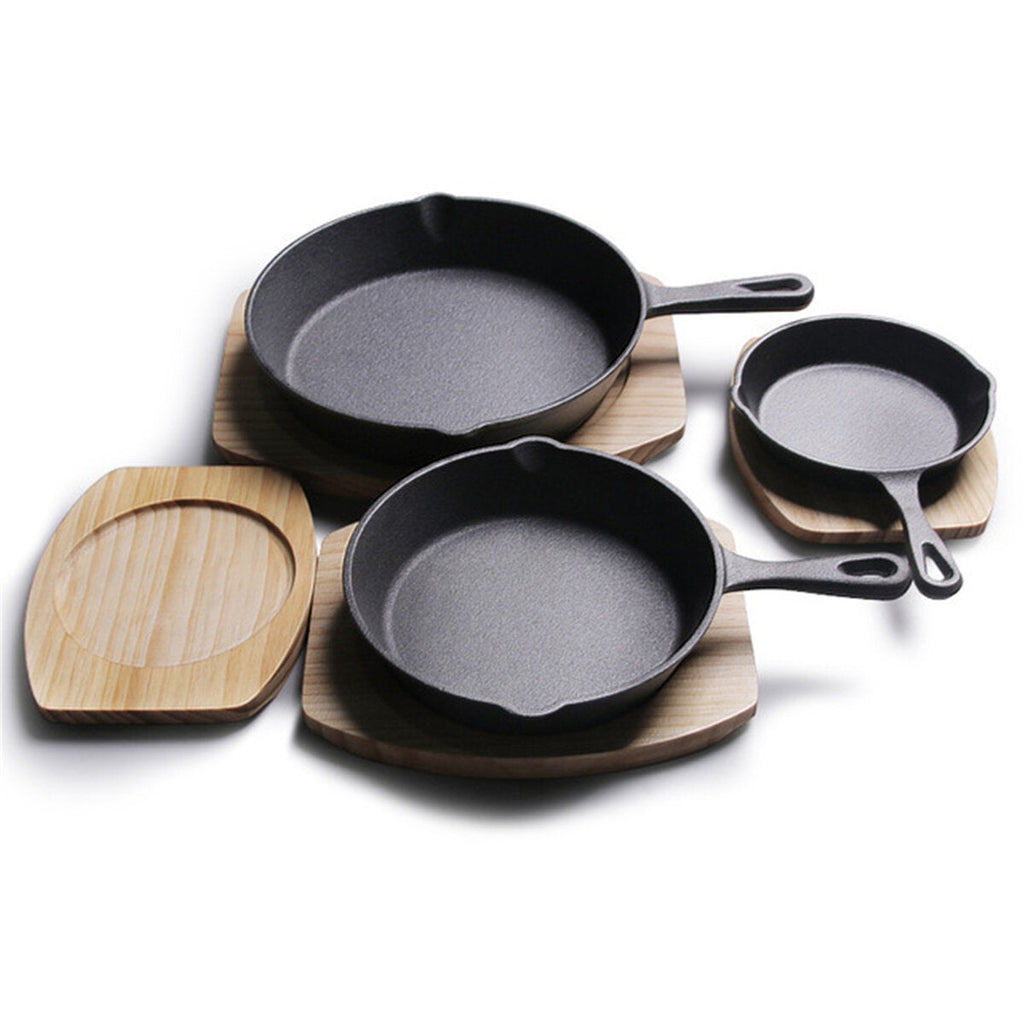 3PCS Frying Pan Non Stick Home Kitchen Cookware Set