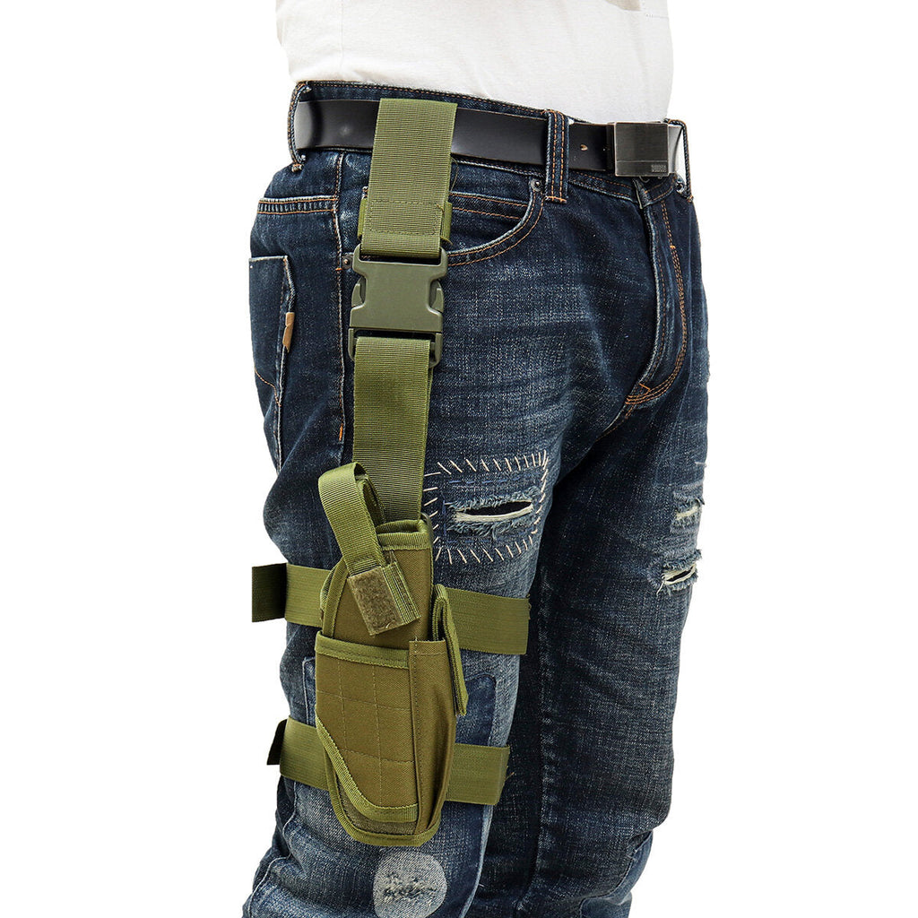 Nylon Leg Bag Motorcycle Cycling Belt Storage Bag Tactical Military Waist Pack