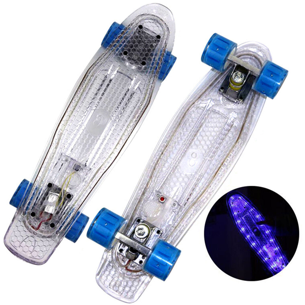 Kids Skateboard Full Board Flashing Wheel Children Scooter Long-board Banana Skate Board for Beginner Gift Max Load 150kg