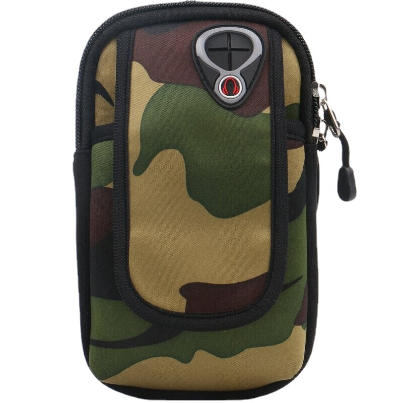 Outdoor Sports Arm Bag Wrist Arm Bag Mobile Phone Package Camouflage Printing Shockproof