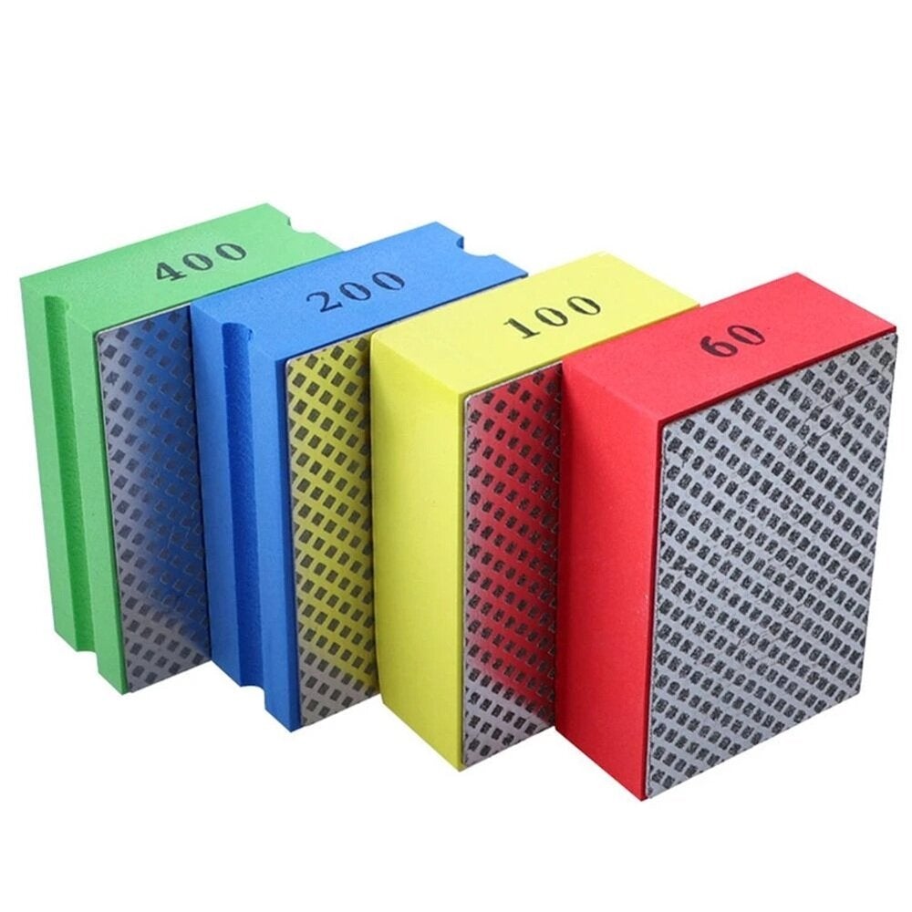 Diamond Hand Polishing Pad Glass Ceramic Tile Stone Trimming Tool Polishing Deburring Wipe Board Manual Tool