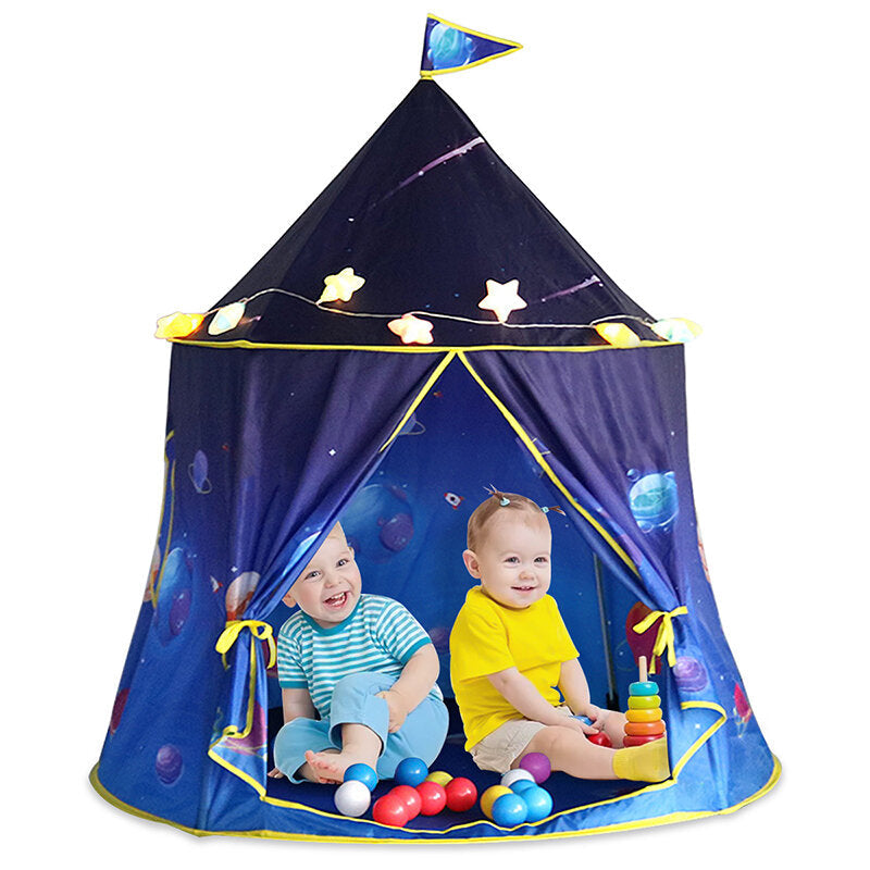 Play Yurt Tent Girls House Castle Foldable Princess Outdoor Indoor Kids Children