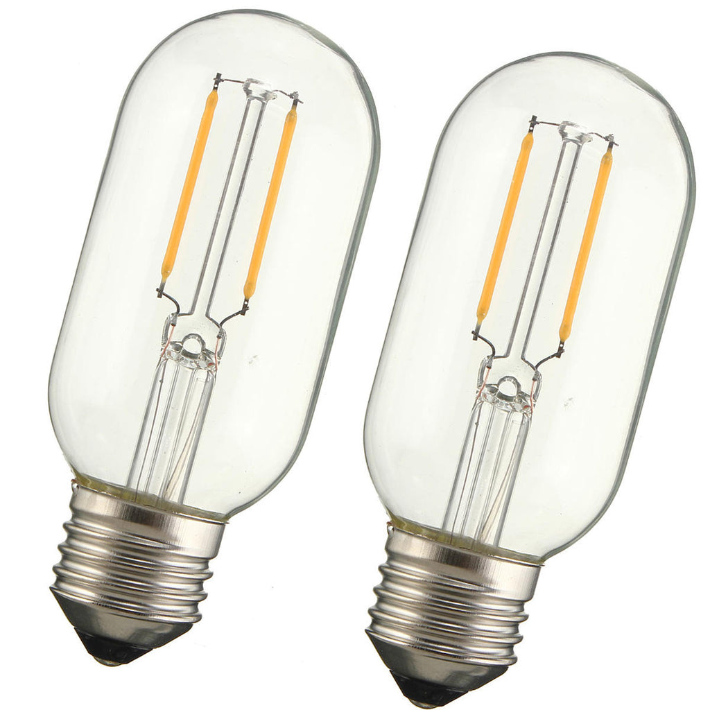 Dimmable E27 E26 2W COB Retro Vintage Edison Warm White 120Lm Light Lamp Bulb AC110V AC220V