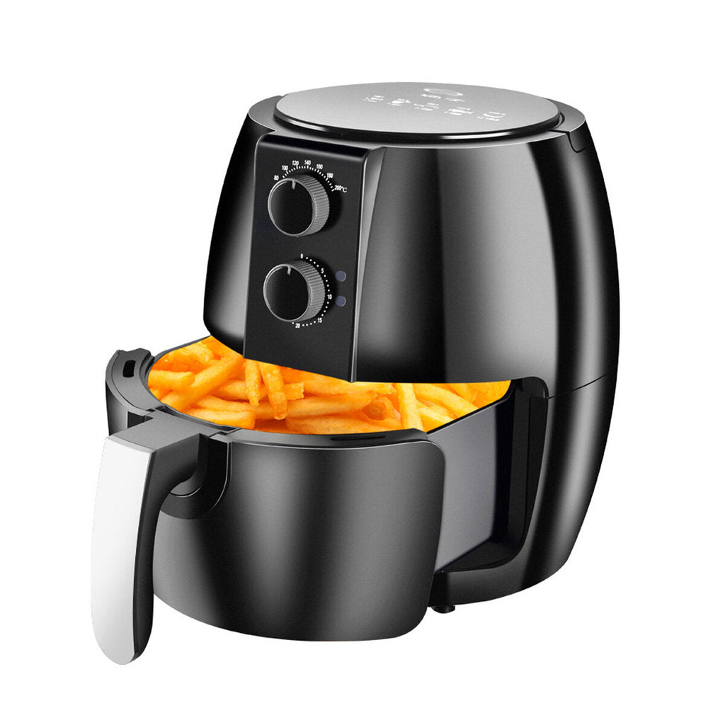 4.5L Capacity Household Air Fryer Intelligent Smokeless Electric Fryer Kitchen Oil-free Energy-saving French Fries Fryer