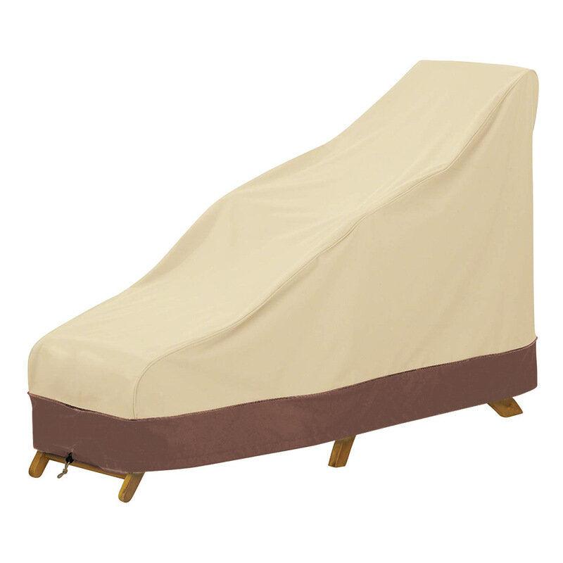 600D Waterproof Chair Cover Patio Chaise Lounge Protector Heavy Duty UV Resistant Furniture Covers Outdoor Garden