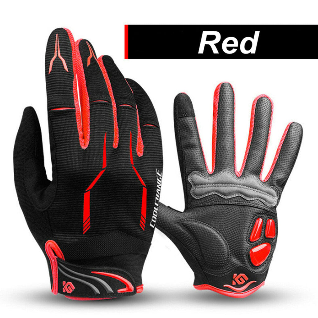 LSR Gel Pad Bike Gloves Winter Warm Racing Motorcycle Cycling Touchscreen Full Finger