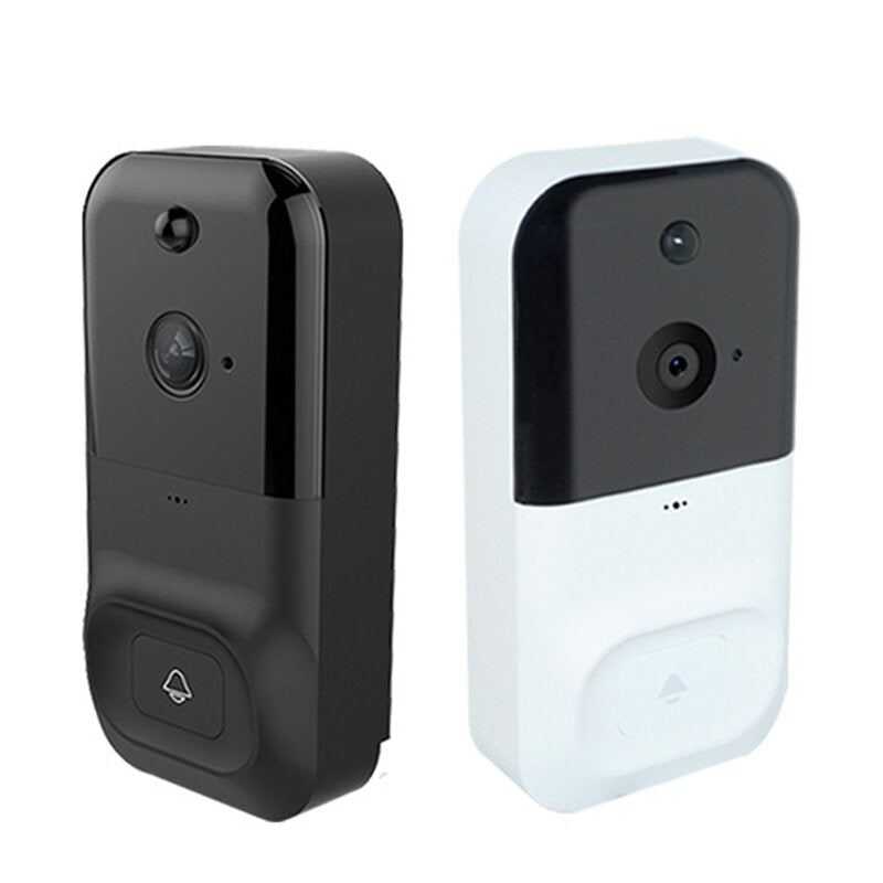 HD Smart Video Wireless WiFi Doorbell Mobile Phone Remote Infrared Night Vision Two-Way Audio Human Detection SD Card Cloud Storage
